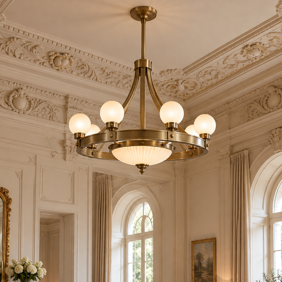 Heritage Globe Chandelier