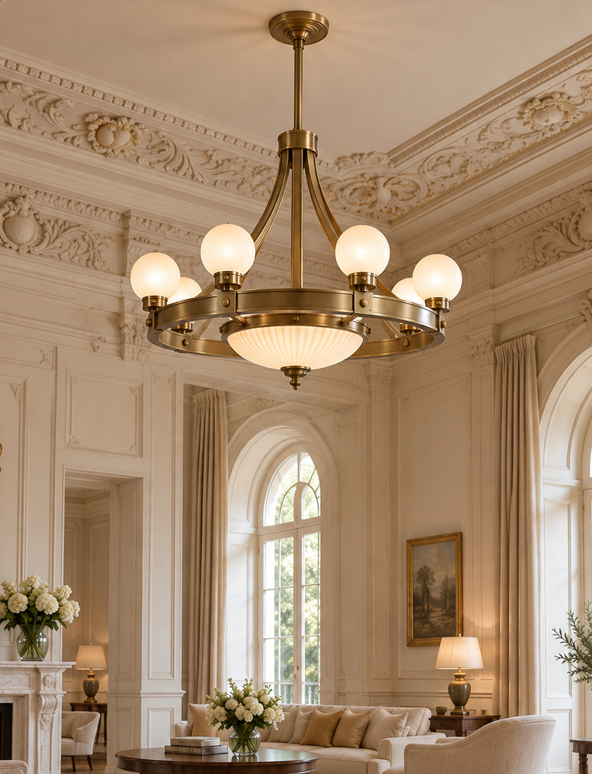 Heritage Globe Chandelier
