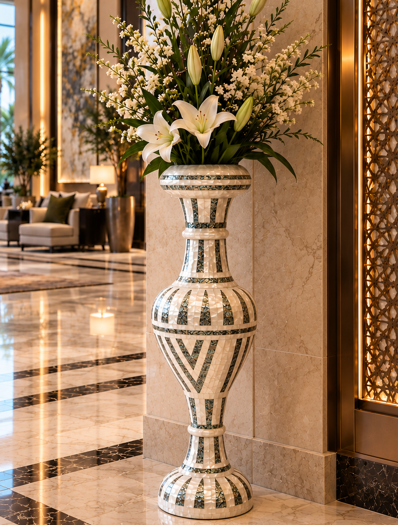 Marble Statement Vase