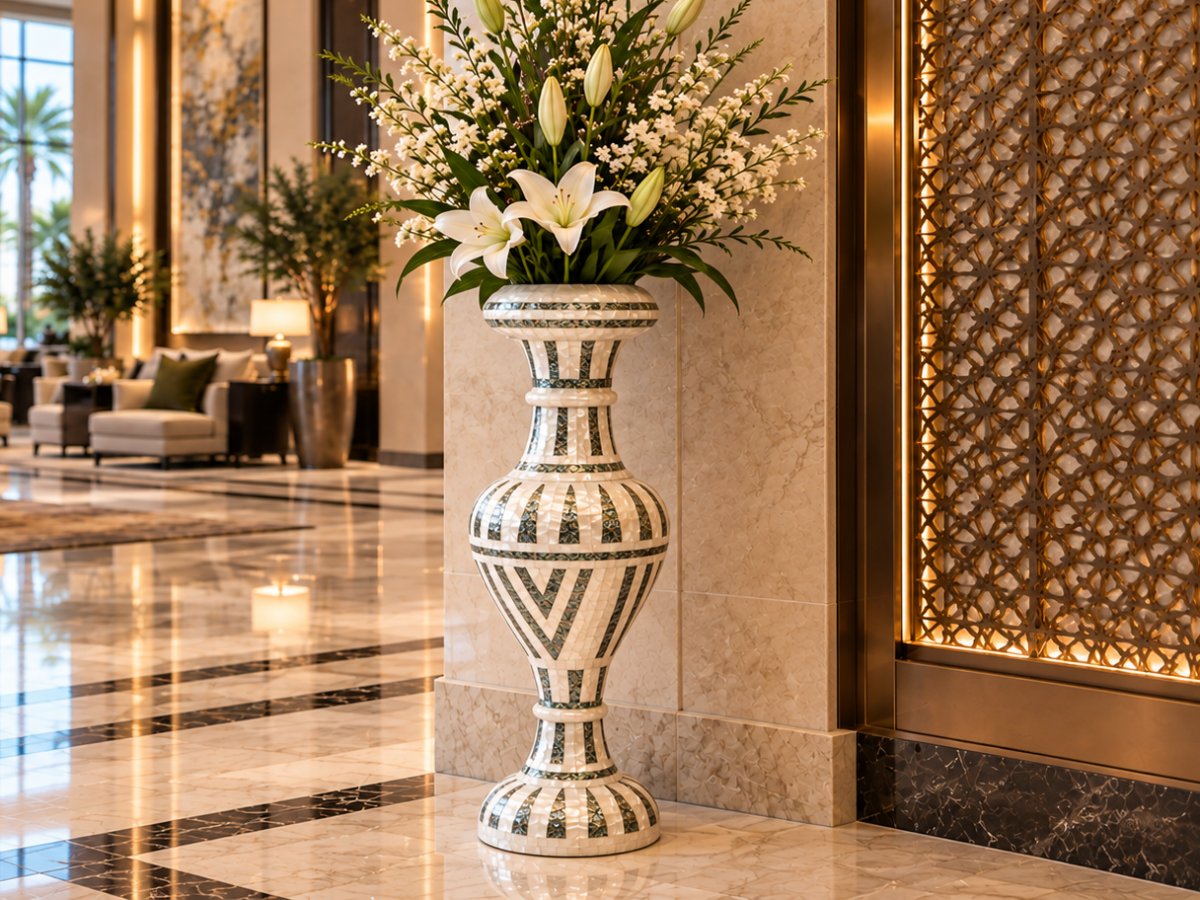 Marble Statement Vase