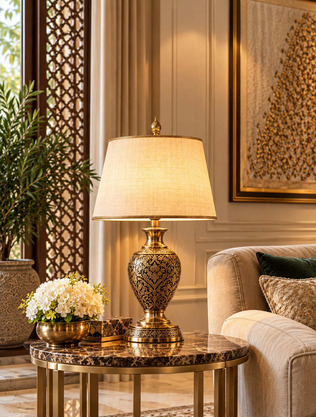 Imperial Brass Table Lamp