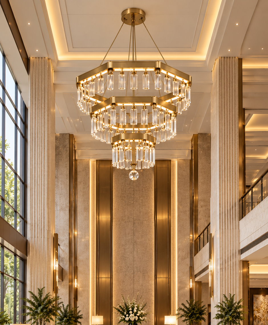 Cascade Atrium Chandelier