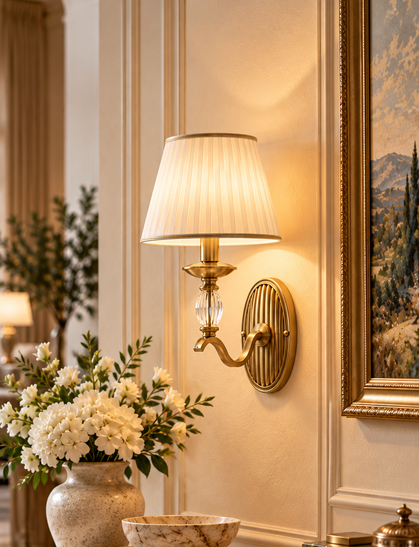 Regency Brass Wall Sconce